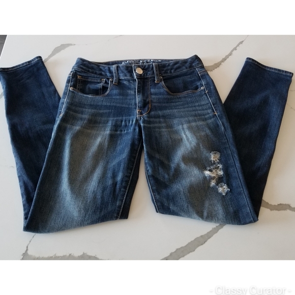 AMERICAN EAGLE OUTFITTERS destroyed skinny jeans - Picture 4 of 4